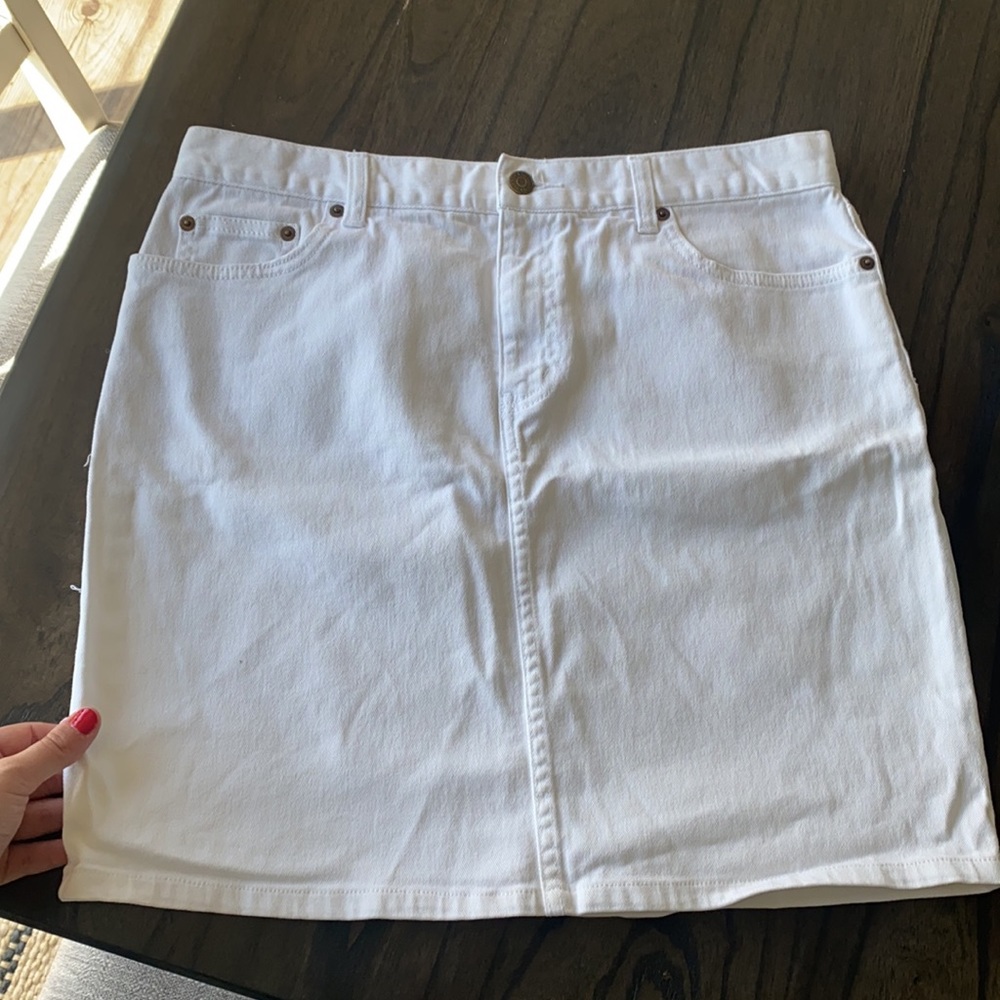 White Ralph Lauren jean skirt